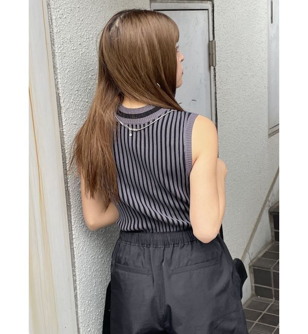 MURUA「ミニマルストライプニット」|ニット・セーター|