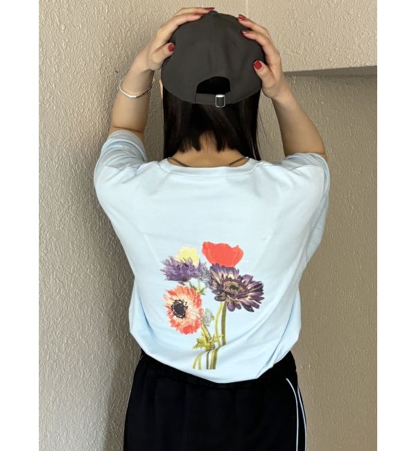 MURUA「Beautiful flower Tシャツ【WEB限定】」|Tシャツ・カットソー|