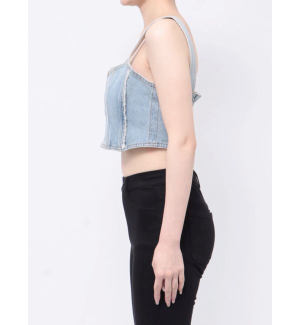 MURUA「フリンジデニムビスチェ」|キャミソール|