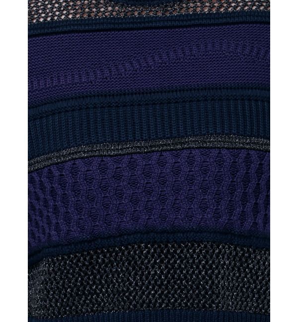 MURUA「クロシェミックスハーフスリーブニット」|ニット・セーター|