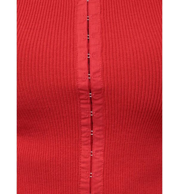 MURUA「ホックデザインハーフスリーブニット」|ニット・セーター|