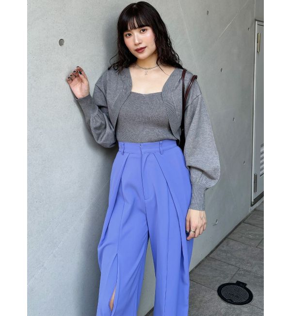 MURUA「フロントオープンワイドパンツ」|その他|