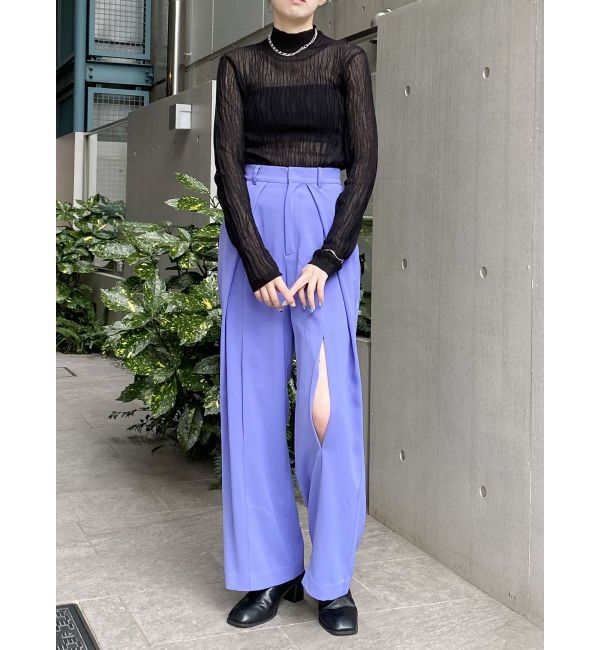 MURUA「フロントオープンワイドパンツ」|その他|