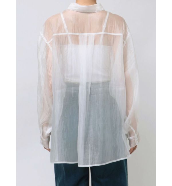 MURUA「シアーシャイニーボリュームシャツ」|シャツ・ブラウス|