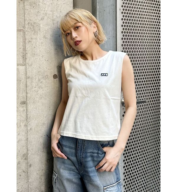 MURUA「エンブロイダリーロゴタンク」|タンクトップ|