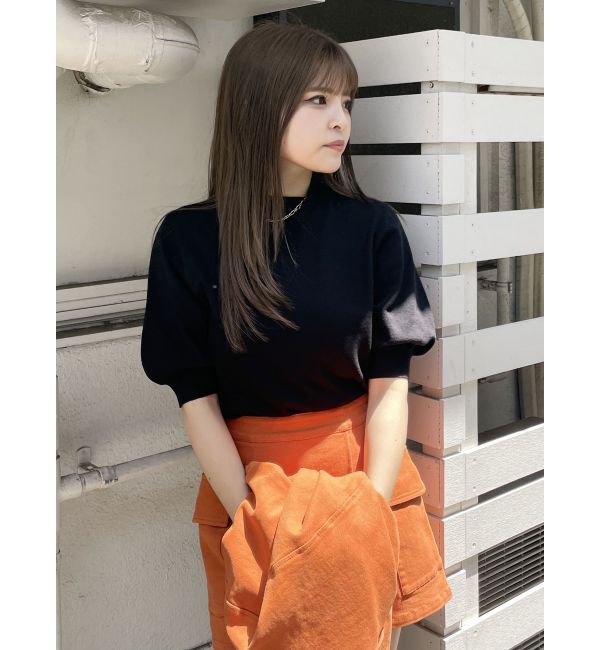 MURUA「ハーフパフスリーブニット」|ニット・セーター|