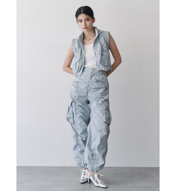 MURUA「スクエアキーネックニットタンク」|タンクトップ|