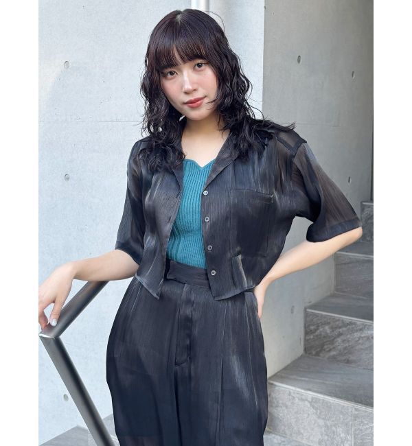 MURUA「スクエアキーネックニットタンク」|タンクトップ|