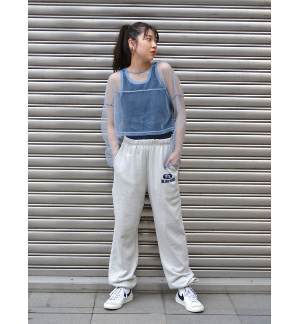 Ungrid「チュールショートロングスリーブTee」|Tシャツ・カットソー|