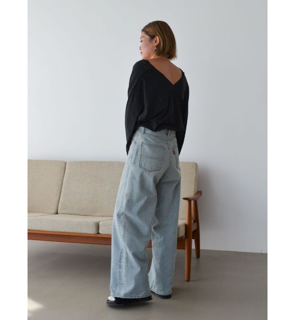 Ungrid「ハイツイストＶネックロングスリーブTee」|Tシャツ・カットソー|