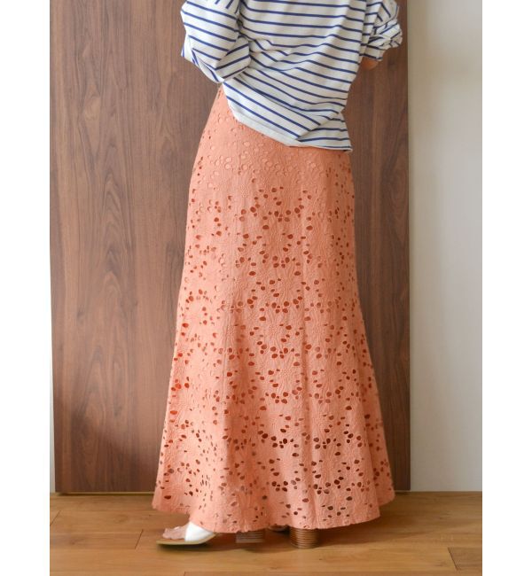 Ungrid「カットワークレーススカート」|スカート|