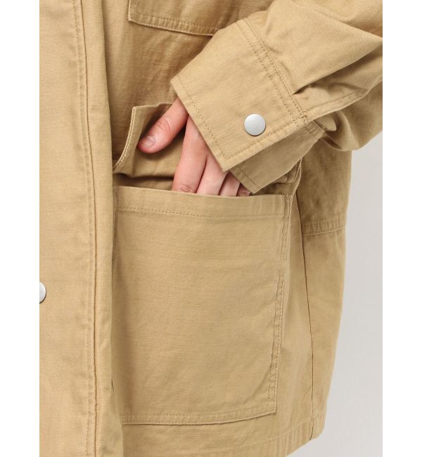 Ungrid「コーデュロイコンビカバーオール」|ブルゾン・スタジャン|