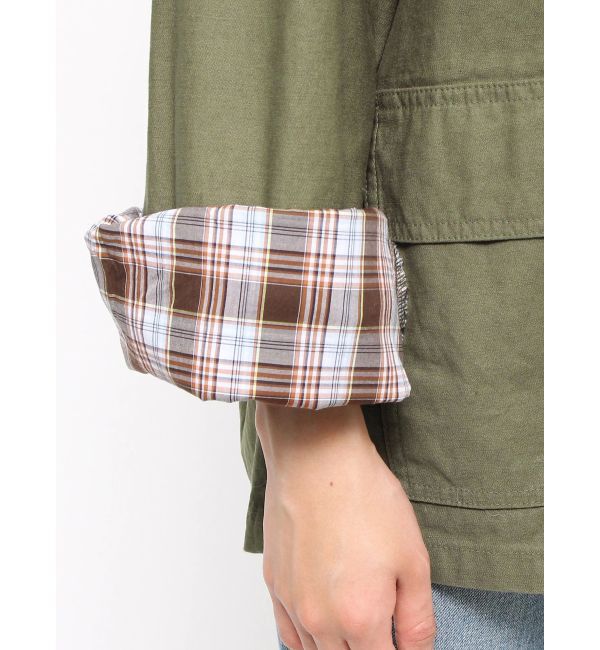 Ungrid「コーデュロイコンビカバーオール」|ブルゾン・スタジャン|