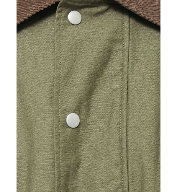 Ungrid「コーデュロイコンビカバーオール」|ブルゾン・スタジャン|