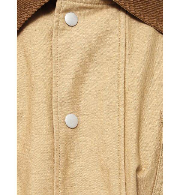 Ungrid「コーデュロイコンビカバーオール」|ブルゾン・スタジャン|