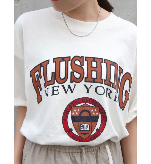 Ungrid「カレッジロゴビッグTee」|Tシャツ・カットソー|