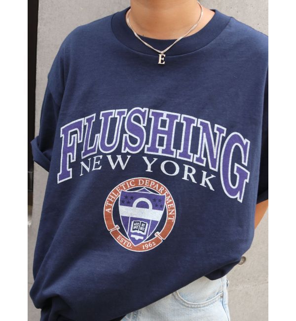 Ungrid「カレッジロゴビッグTee」|Tシャツ・カットソー|