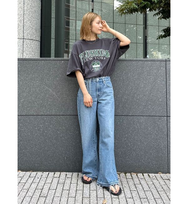 Ungrid「カレッジロゴビッグTee」|Tシャツ・カットソー|