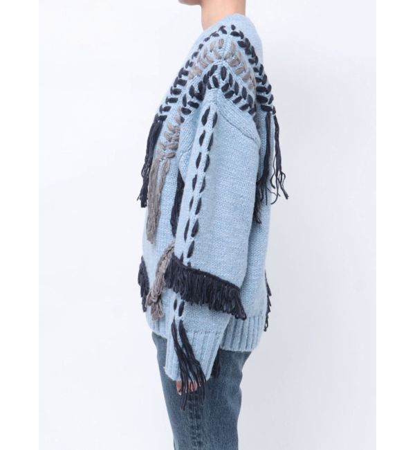 Ungrid「レースアップデザインルーズニット」|ニット・セーター|