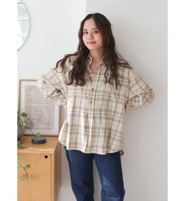 Ungrid「チェックルーズシャツ」|シャツ・ブラウス|