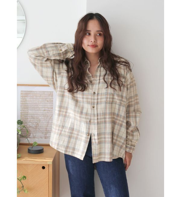 Ungrid「チェックルーズシャツ」|シャツ・ブラウス|