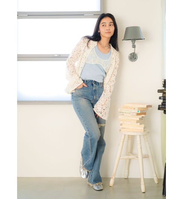 Ungrid「ランダムテレコタンクトップ」|タンクトップ|