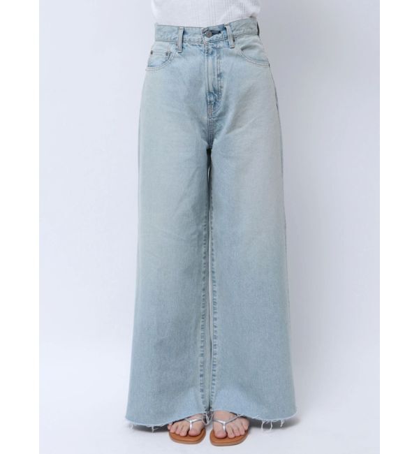 Ungrid「カットオフバギールーズデニム」|デニム|