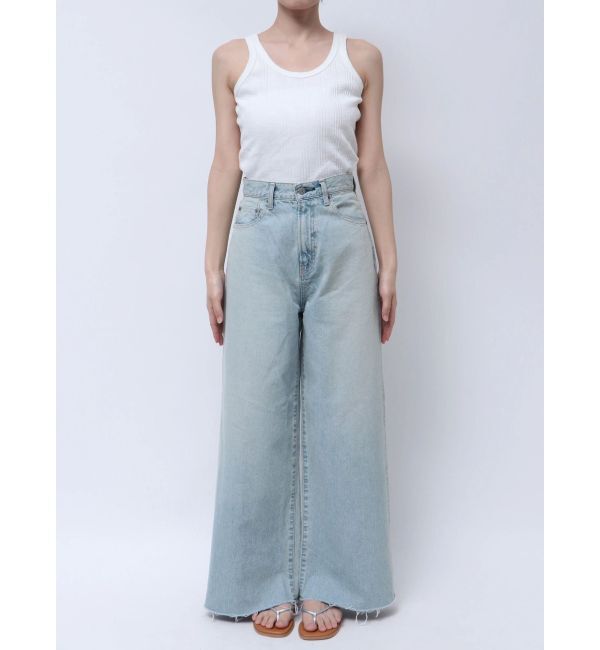 Ungrid「カットオフバギールーズデニム」|デニム|