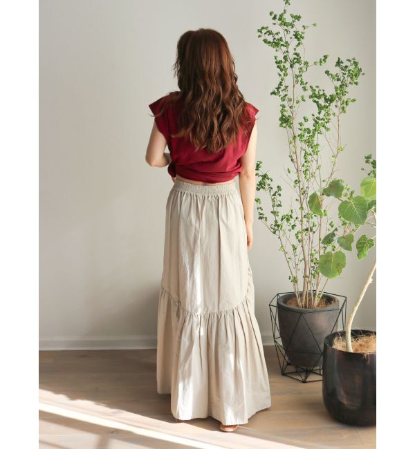 Ungrid「ショルダーリメイクロゴタンクトップ」|タンクトップ|