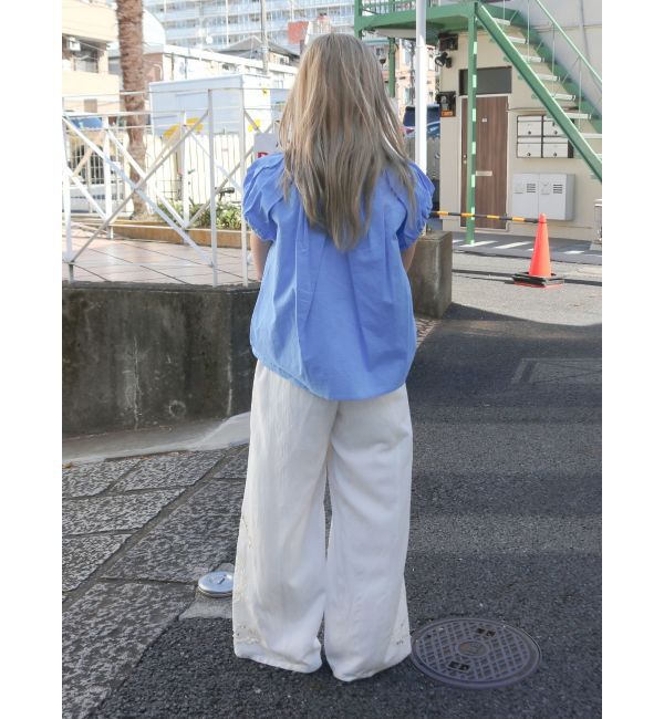 Ungrid「【WEB限定】パフスリーブデザインブラウス」|シャツ・ブラウス|