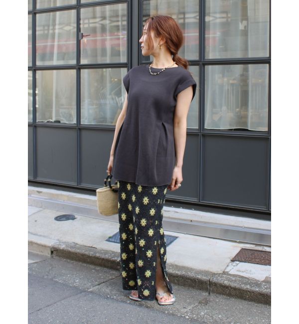 Ungrid「バックスリットワッフルタンクトップ」|タンクトップ|