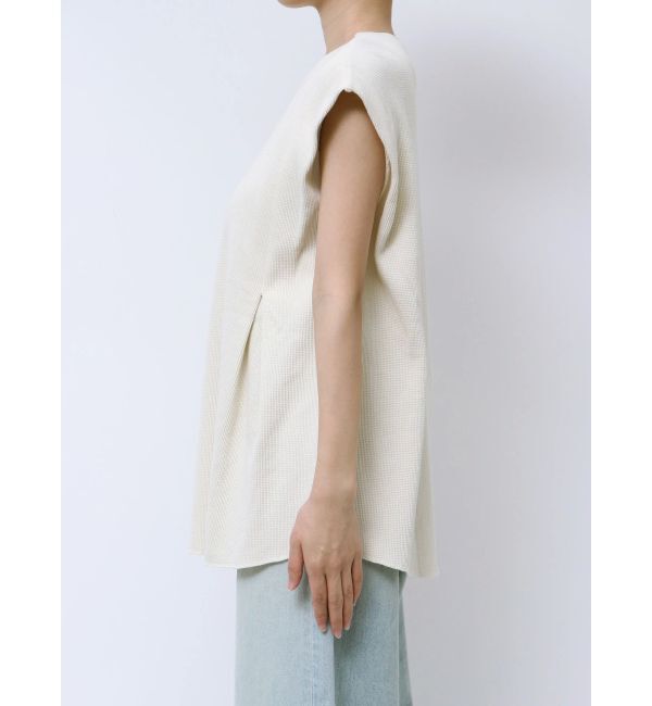 Ungrid「バックスリットワッフルタンクトップ」|タンクトップ|