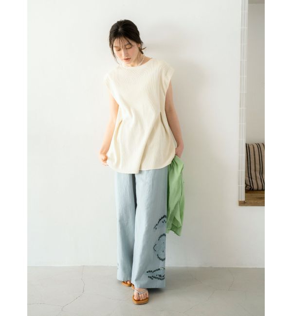 Ungrid「バックスリットワッフルタンクトップ」|タンクトップ|