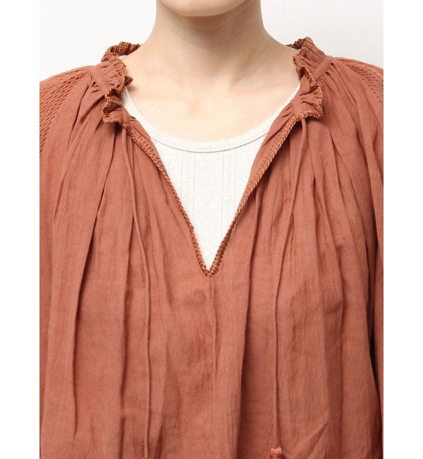 Ungrid「メッシュコンビショートブラウス」|シャツ・ブラウス|