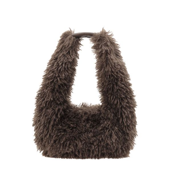 Ungrid「フェイクファーラウンドハンドバッグ」|その他|