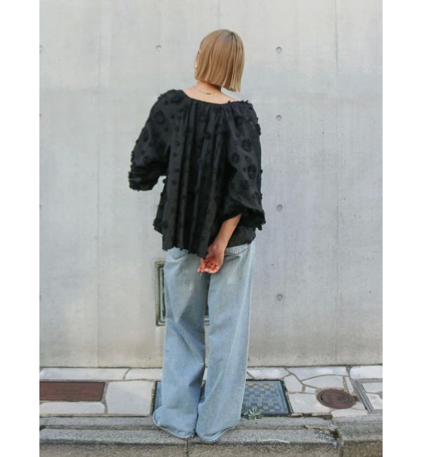 Ungrid「ハイウエストバギーデニム」|デニム|