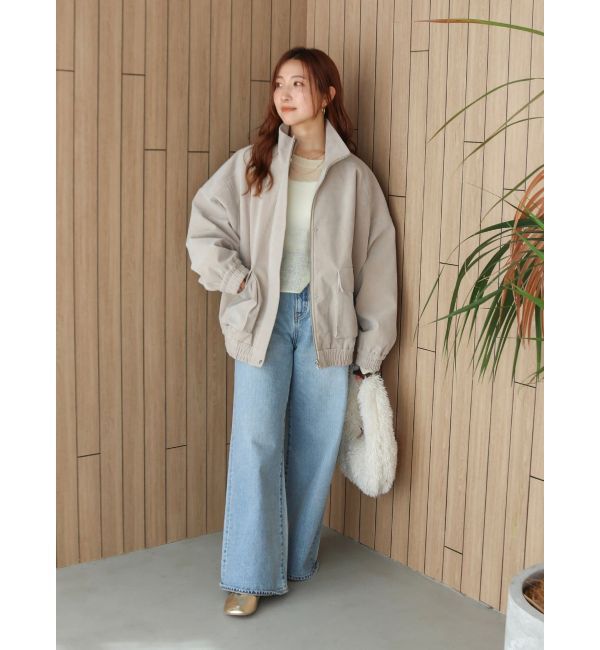 Ungrid「ハイウエストバギーデニム」|デニム|