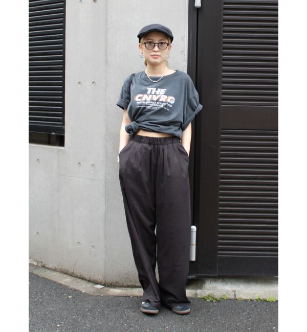 Ungrid「リネン混カーブラフパンツ」|その他|