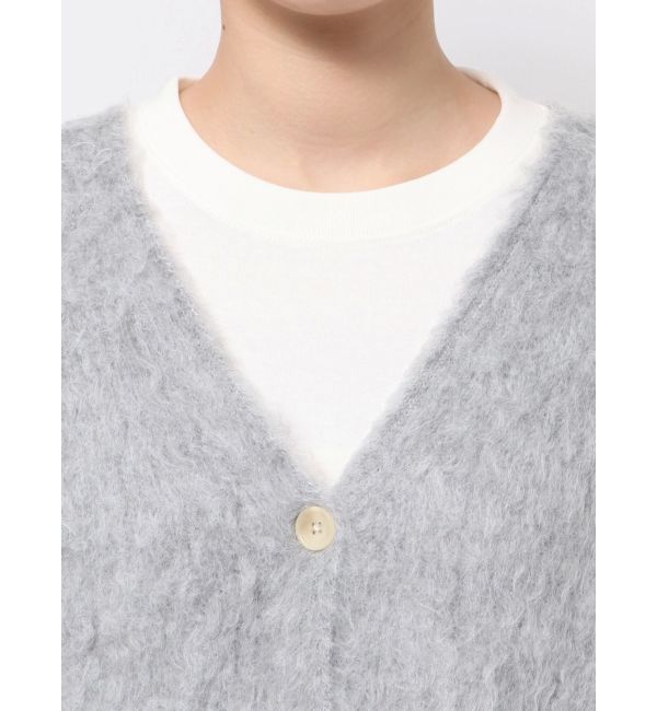 Ungrid「【WEB限定】カラールーズニットカーデ」|カーディガン|