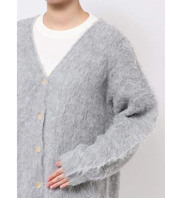 Ungrid「【WEB限定】カラールーズニットカーデ」|カーディガン|