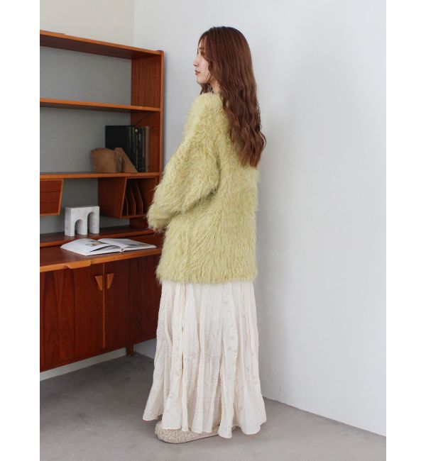 Ungrid「起毛ニットアンサンブル」|カーディガン|