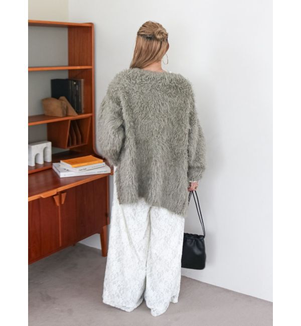 Ungrid「起毛ニットアンサンブル」|カーディガン|