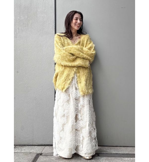 Ungrid「起毛ニットアンサンブル」|カーディガン|