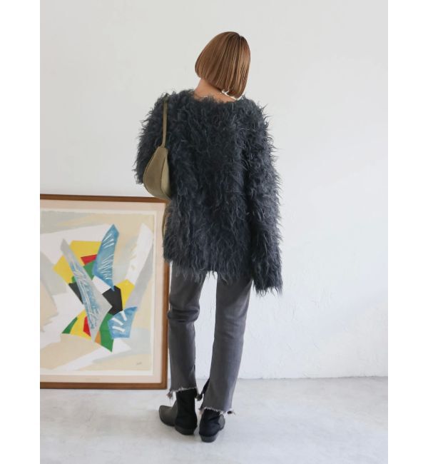 Ungrid「起毛ニットアンサンブル」|カーディガン|