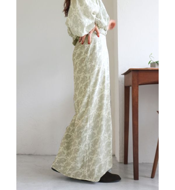 Ungrid「フラワープリントスカート」|スカート|