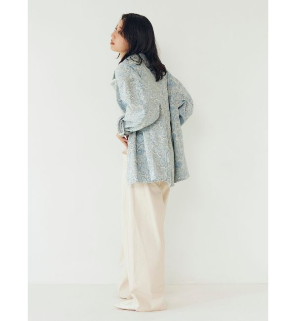 Ungrid「ウエストデザインルーズデニム」|デニム|