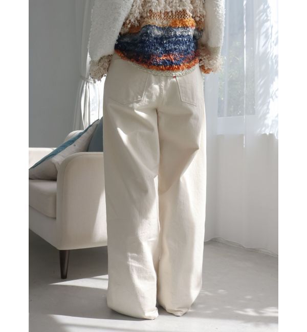 Ungrid「ウエストデザインルーズデニム」|デニム|