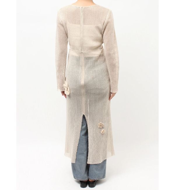 Ungrid「モチーフデザインメッシュワンピース」|ワンピース|