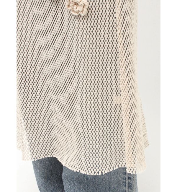 Ungrid「モチーフデザインメッシュワンピース」|ワンピース|