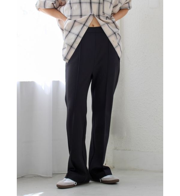 Ungrid「ストレッチジャージフレアパンツ」|その他|